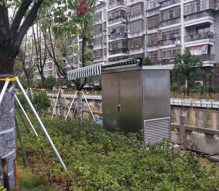 Тест вонючей воды реки