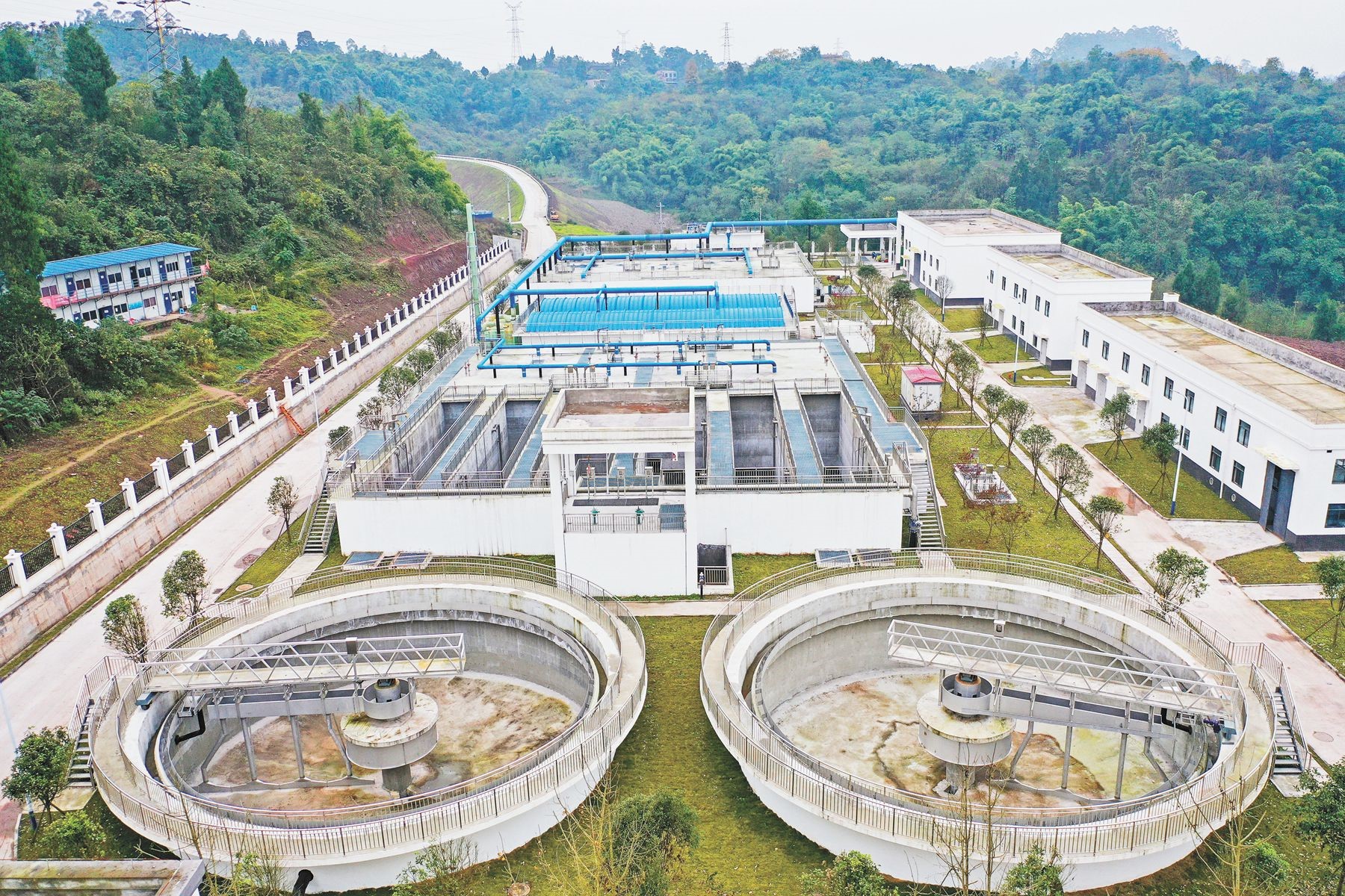Установка очистки канализации Линган Городской индустриальный парк Интернет-сточных водных водных каналов. Датчики мониторинга воды