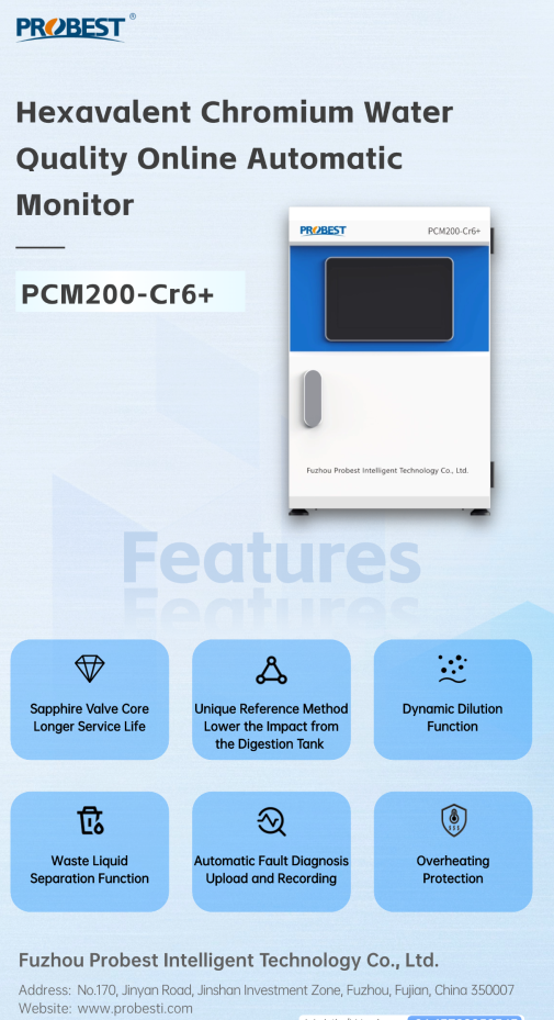PCM200-CR6+ Hexavalent Chromium Water Cavice Cavice Water Online Monitor